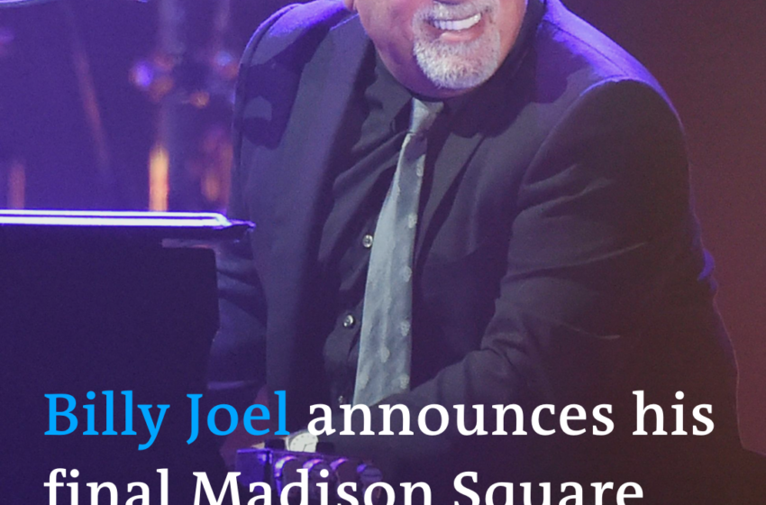  Billy Joel bejelentette utolsó Madison Square Garden-beli koncertjét