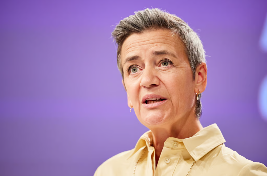  Vestager, miután megbukott, mint az EU versenyjogi vezetője, most az Európai Beruházási Bank vezetői posztjára pályázik