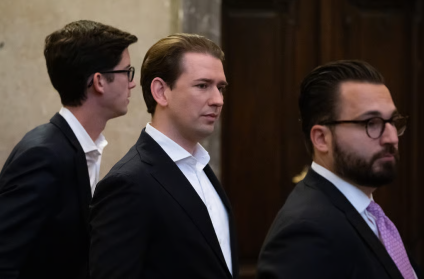  Megindult a per Sebastian Kurz exkancellár ellen