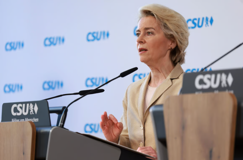  Von der Leyen Németország támogatását szeretné elnyerni második ciklusára