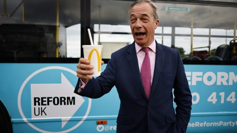  Farage “Reform UK”pártja már megelőzi Sunak miniszterelnök konzervatívjait