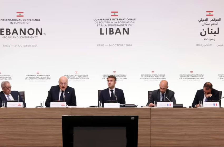  Macron Izraellel szemben Libanonon segít: a párizsi adományozói konferencián milliós összegű humanitárius segélyt gyűjtenek Libanon számára